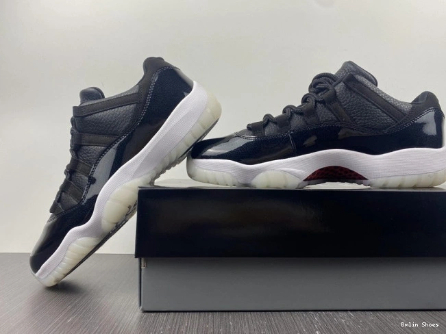 Bmlin Shoes Low 72-10 AV2187-001 Jordan 11 Air Retro 0726